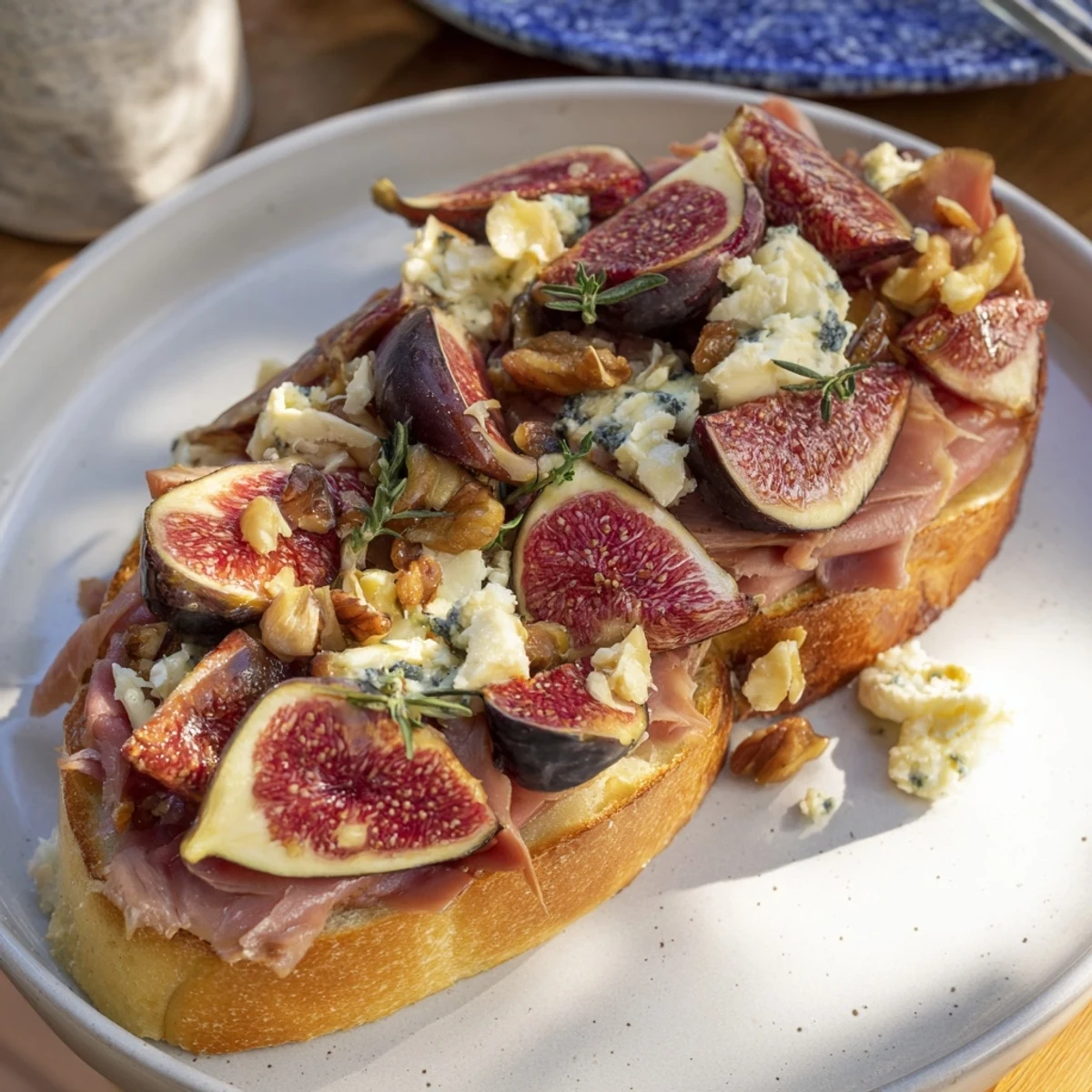 Delectable Royal Tapestry appetizer, featuring layers of pâté, goat cheese, and figs, perfect for entertaining guests.