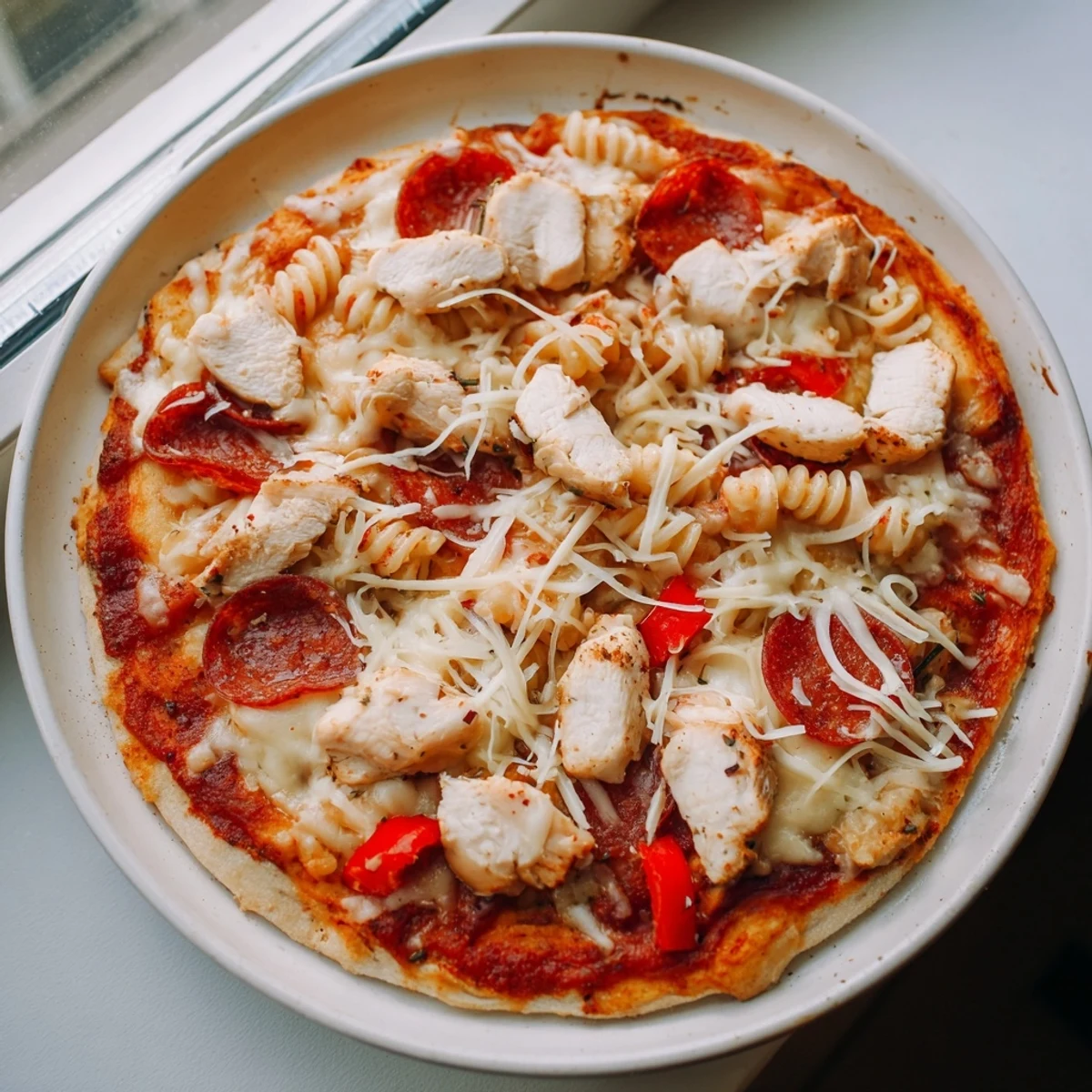 Imagine the cheesy, satisfying aroma of this quick and easy One-Pan Pizza Pasta dinner.