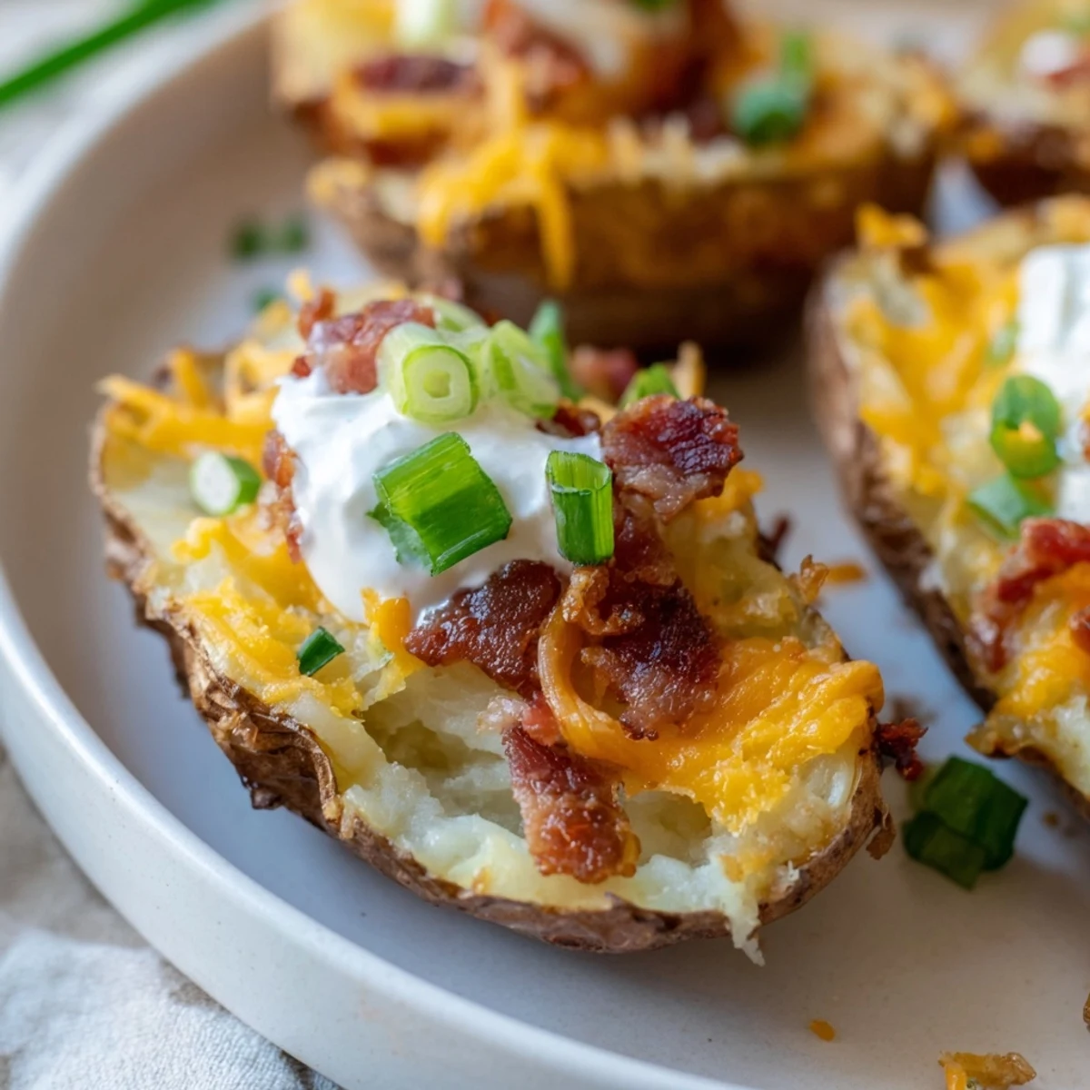 Loaded Baked Potato Skins