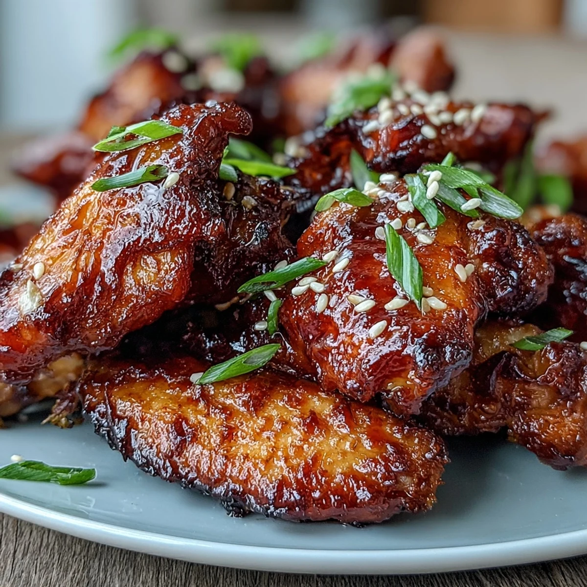 Served Coca Cola Chicken Wings on a plate with steamed rice, ready for a crowd-pleasing appetizer.