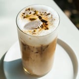 Homemade Iced Chai Foam