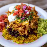 This flavorful Chipotle burrito bowl copycat features a vibrant mix of ingredients and a delightful, zesty freshness.