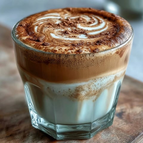 Creamy Hojicha Flat White in a white ceramic mug, topped with velvety microfoam and light foam art for a cozy morning coffee experience.