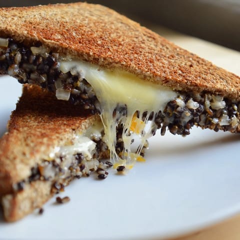 Black Bean Grilled Cheese