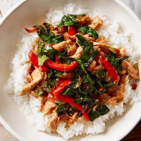 Thai Basil Chicken Bowls