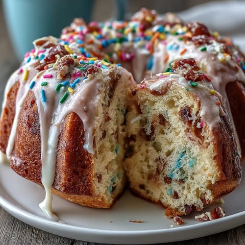 Spring Funfetti Cake Pastel