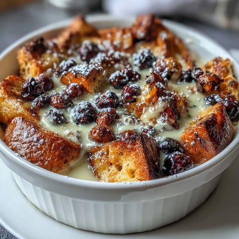 Baked blueberry pancake casserole with golden edges and juicy berries, perfect for a cozy family breakfast or weekend brunch.  