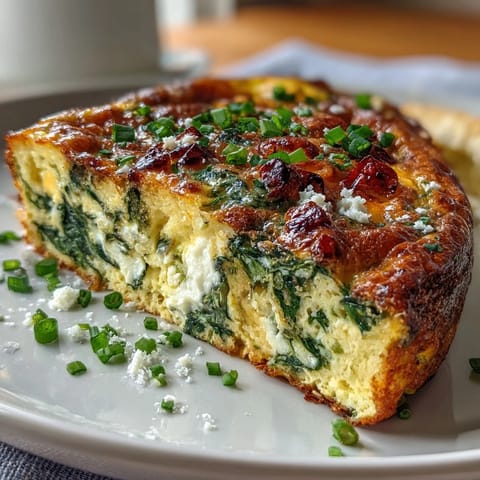 Spring Brunch Frittata with Asparagus and Goat Cheese - a fluffy egg bake with tender asparagus, creamy goat cheese, and fresh herbs baked to golden perfection.