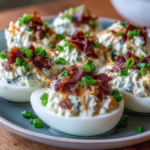 Jalapeño Popper Deviled Eggs