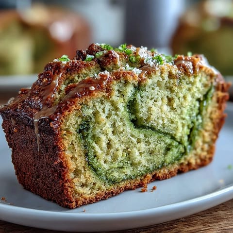 Matcha Swirl Banana Bread