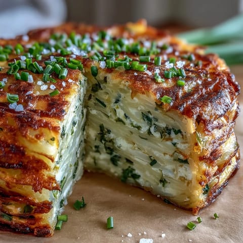 Golden spring onion pancakes sizzling in a skillet, crispy edges and tender scallion-filled layers ready to serve.  