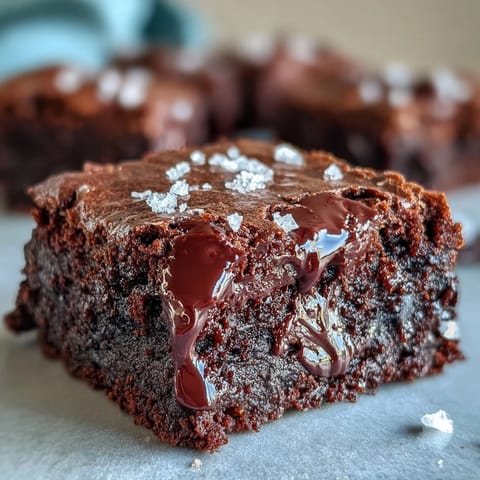 Rich tahini chocolate brownies with a marbled swirl, showcasing deep chocolate and nutty tahini in every fudgy bite.