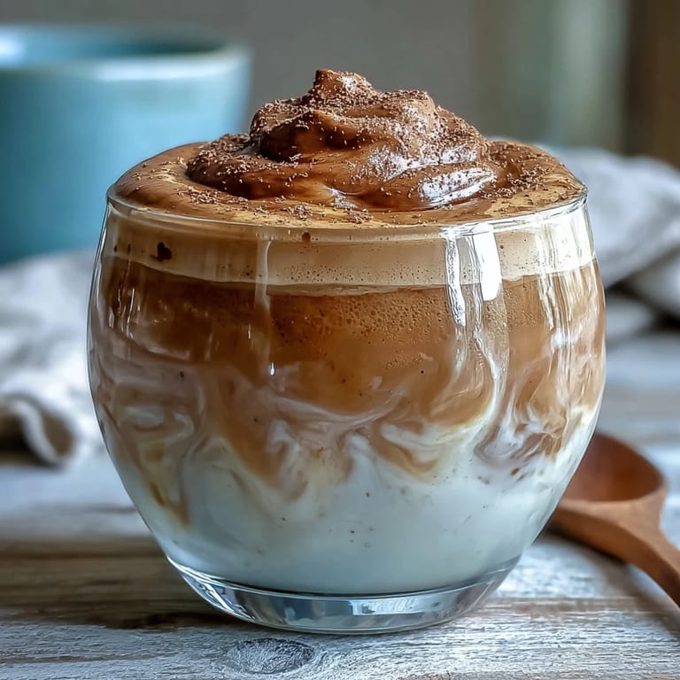 A cozy Hojicha Cappuccino beside a delicate pastry, highlighting the rich, roasted aroma of this Japanese tea drink.
