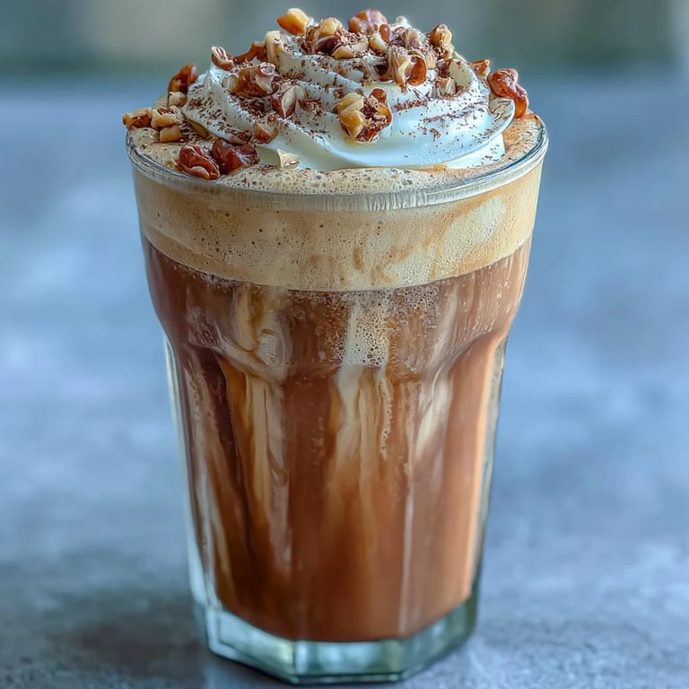 Rich Hojicha milkshake featuring earthy roasted green tea, creamy vanilla ice cream, and a dusting of Hojicha powder on top.