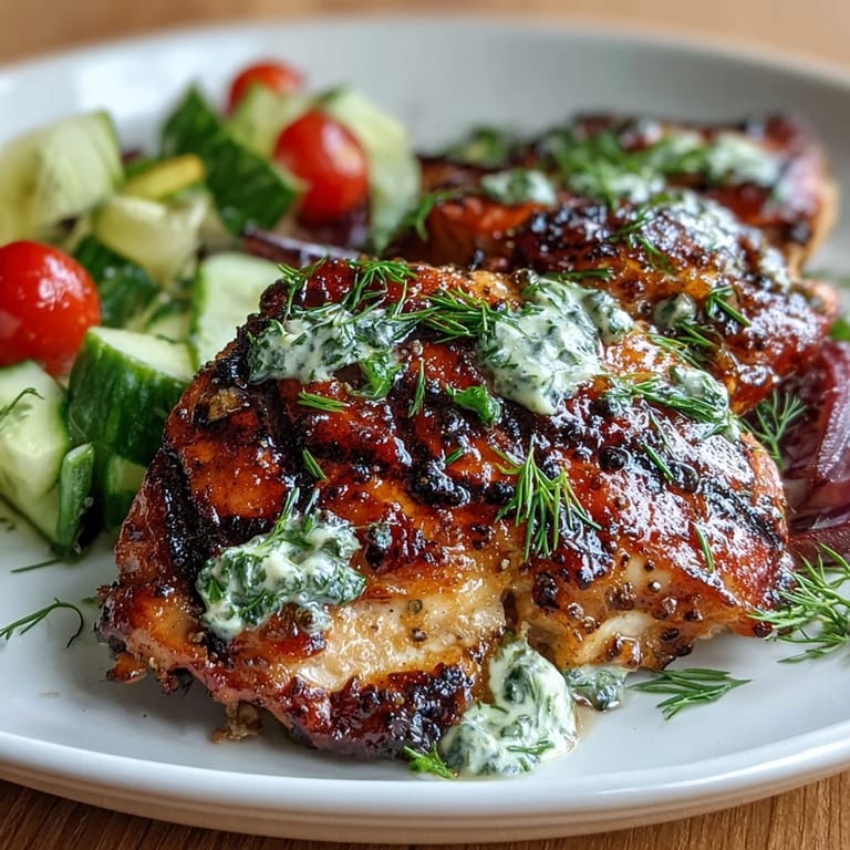 Zesty lemon vinaigrette drizzled over grilled chicken, fresh veggies, and quinoa in a healthy bowl