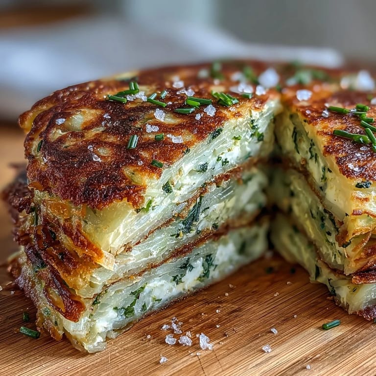 Stack of warm spring onion pancakes with visible layers, served with soy dipping sauce for a savory Chinese treat.