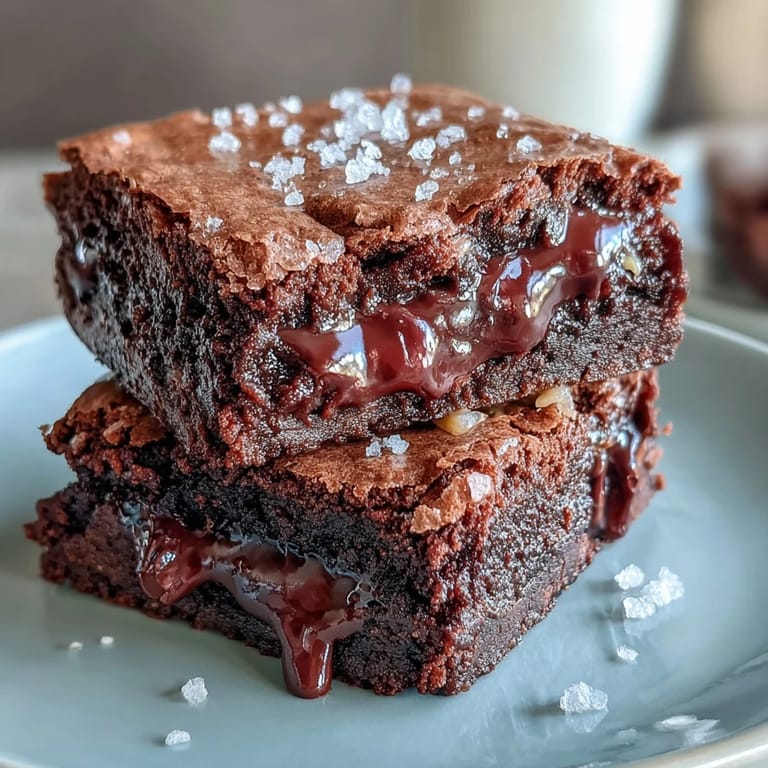 Ultra-fudgy brownies with creamy tahini swirl and dark chocolate chunks, baked to perfection in a square pan.